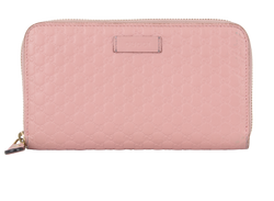 Gucci Microguccssima Wallet, Leather, Pink,449391, 1*